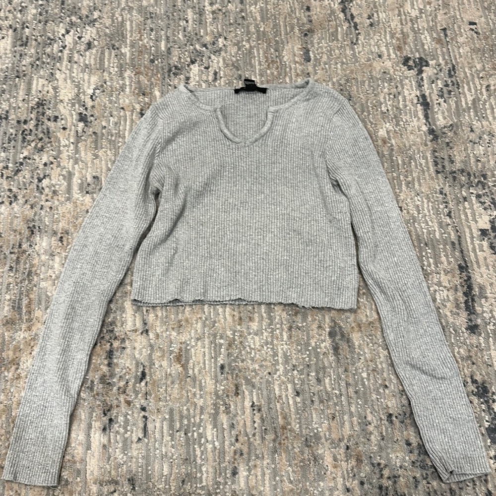 FOREVER 21 Ribbed Knit Top Size Small